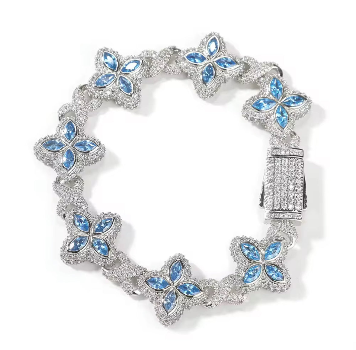 Iced Out Clover Bracelets