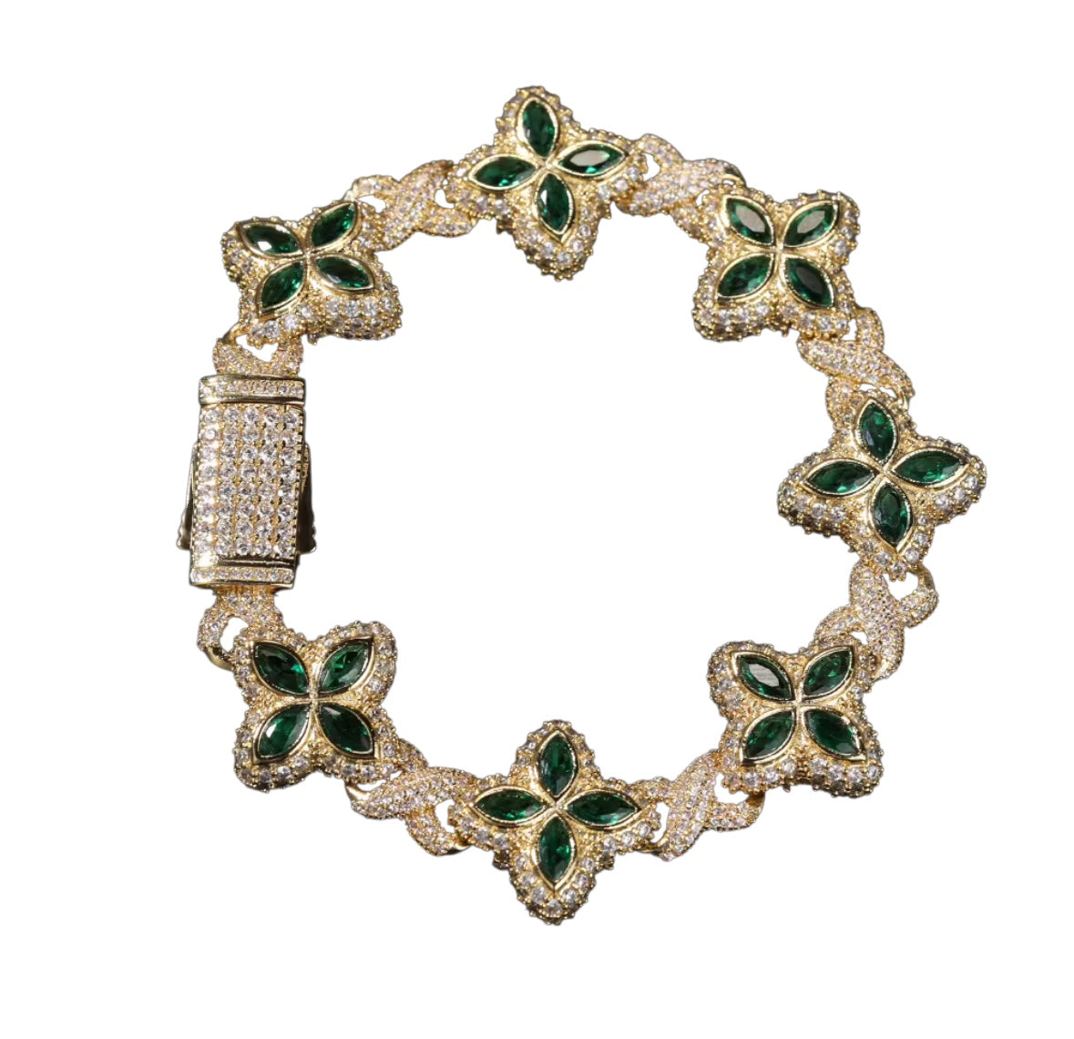 Iced Out Clover Chains