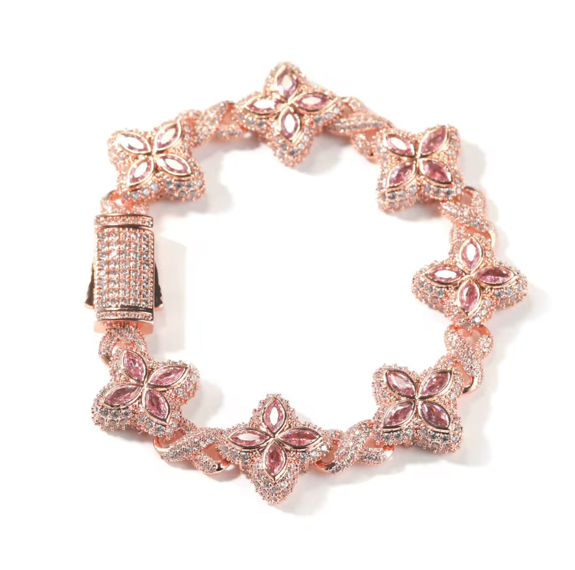 Iced Out Clover Bracelets