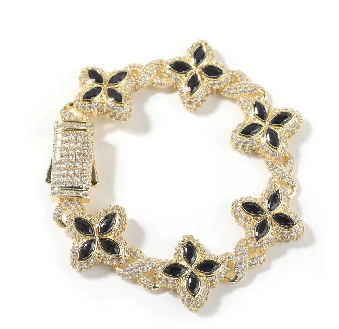 Iced Out Clover Bracelets