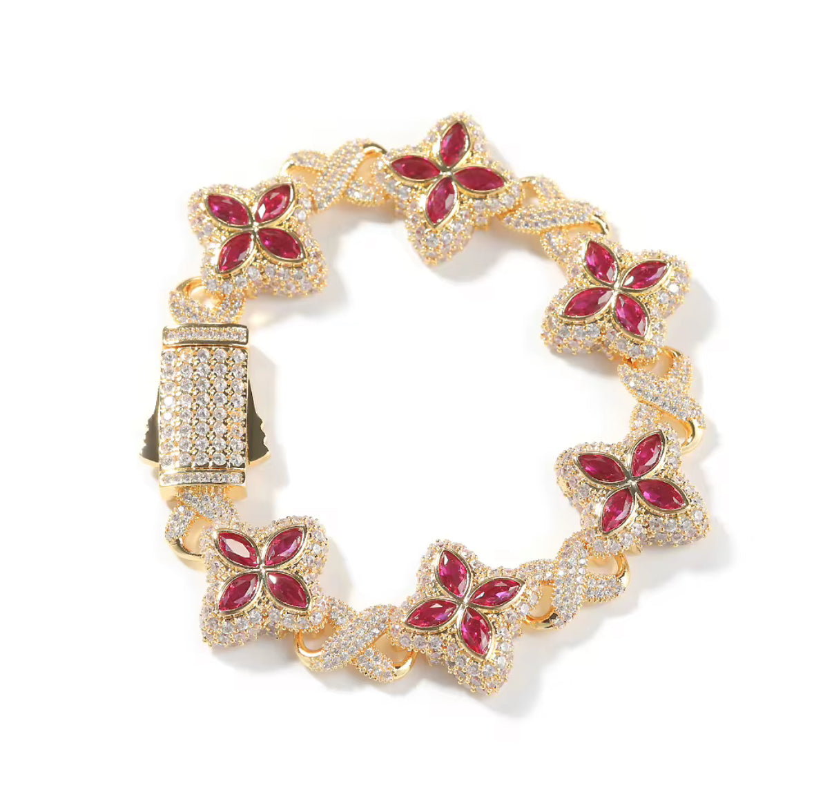 Iced Out Clover Bracelets